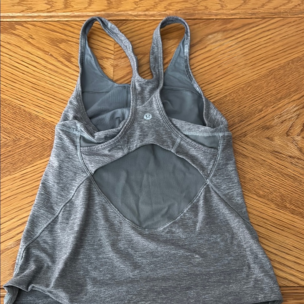 Gray Athletic Tank Top